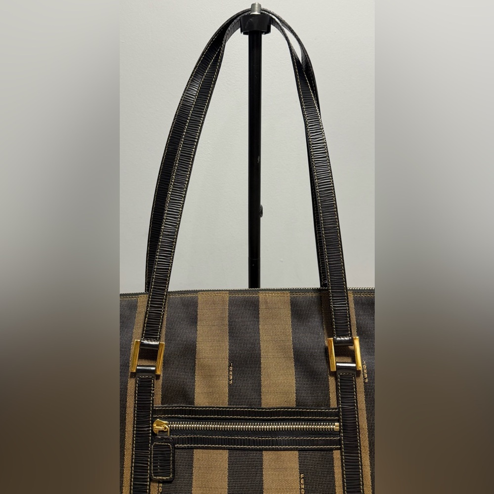 Fendi Pequin Zip Large Tote Bag - Picture 5 of 16